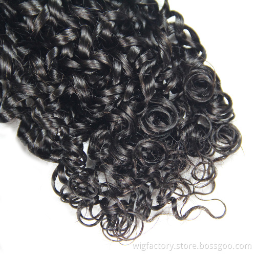 Hot selling ixie curls human hair with closure, pixie curl super double drawn hair, pixie curls double drawn virgin hair